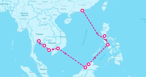 Phu Quoc Cruise Port - 13 Night Asia (Laem Chabang To Hong Kong)