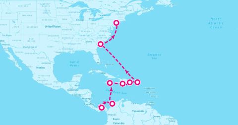 Charleston Cruise Port - 14 Night Panama & Caribbean (Fuerte Amador To New York)