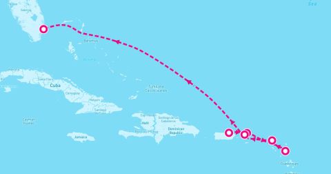 Gustavia Cruise Port - 7 Night The Americas & Caribbean (San Juan To Ft. Lauderdale)