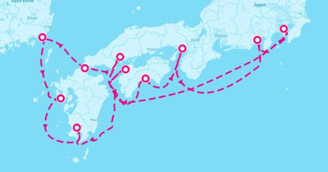 Cruise Kanmon Straits Cruise Port - 11 Night Japan Explorer Spring Flowers (Yokohama Roundtrip)