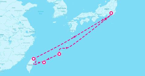 Ishigaki Cruise Port - 9 Night Golden Week Southern Islands (Yokohama Roundtrip)