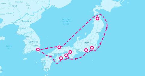 Tokushima Cruise Port - 11 Night Circle Japan With Nebuta & Summer Festivals (Yokohama Roundtrip)