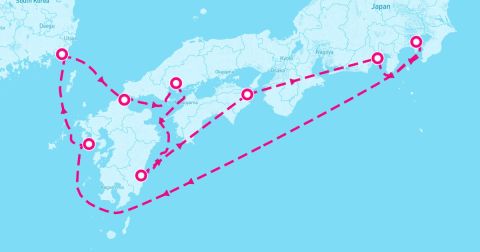 Miyazaki Cruise Port - 9 Night Japan Explorer (Yokohama Roundtrip)