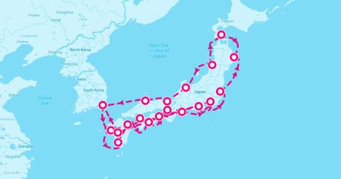 Yatsushiro Cruise Port - 24 Night Grand Circle Japan Cherry Blossoms (Yokohama Roundtrip)