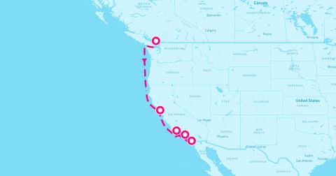 Santa Barbara Cruise Port - 7 Night Pacific Wine Country (Vancouver To Los Angeles)