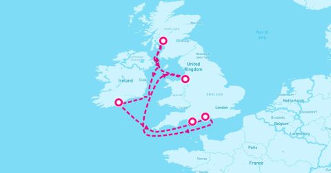Portland Cruise Port - 7 Night British Isles (Southampton Roundtrip)