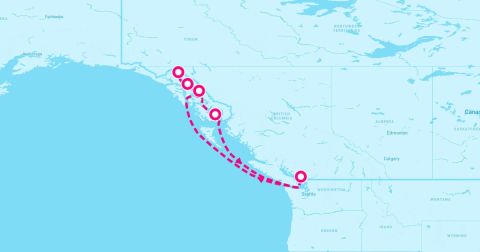 Cruise Endicott Arm & Dawes Glacier Cruise Port - 7 Night Inside Passage (Vancouver Roundtrip)