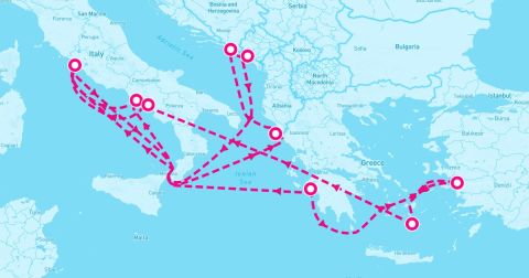 Kotor Cruise Port - 14 Night Mediterranean Aegean & Adriatic (Rome Roundtrip)