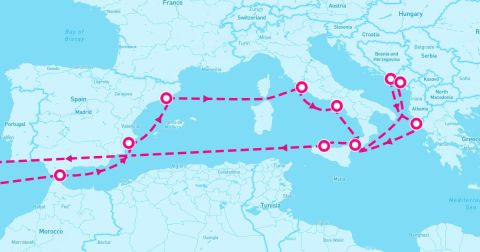 Barcelona Cruise Port - 14 Night Mediterranean & Adriatic With The Total Solar Eclipse (Rome Roundtrip)