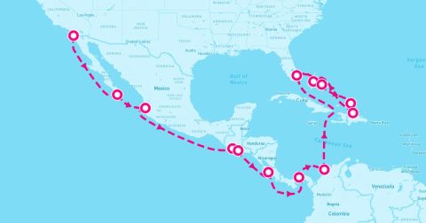 Puntarenas Cruise Port - 22 Night Eastern Caribbean Explorer & Panama Canal (Ft. Lauderdale To San Diego)