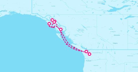 Victoria Cruise Port - 7 Night Alaska Explorer (Seattle Roundtrip)