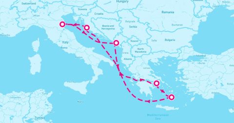 Zadar Cruise Port - 7 Night Greece & Adriatic (Ravenna Roundtrip)