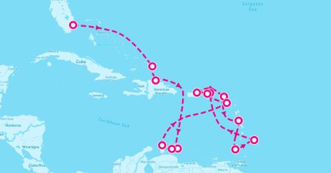 Grand Turk Island Cruise Port - 18 Night Southern Caribbean (San Juan To Ft. Lauderdale)