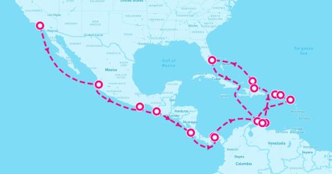 Puerto Chiapas Cruise Port - 27 Night Panama Canal & Caribbean Adventurer (San Juan To Los Angeles)