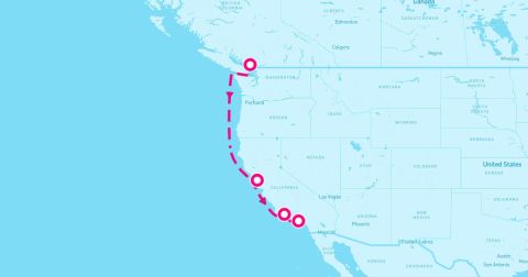 Santa Barbara Cruise Port - 6 Night Pacific Wine Country (Vancouver To Los Angeles)