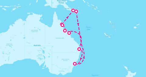 Conflict Islands Cruise Port - 14 Night Papua New Guinea (Brisbane Roundtrip)