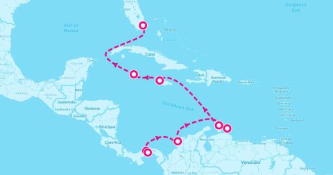 Montego Bay Cruise Port - 10 Night Classic Canal & Tropics (Panama City To Miami)