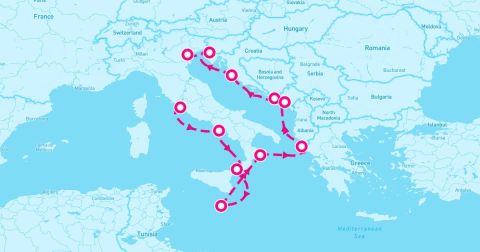 Crotone Cruise Port - 10 Night Italian Sojourn (Rome To Venice)
