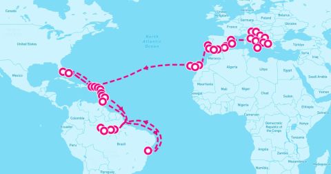 Parintins Cruise Port - 57 Night Old & New World Discovery (Venice To Miami)