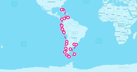 Santa Marta Cruise Port - 36 Night Caribbean To Cape Horn (Miami To Buenos Aires)