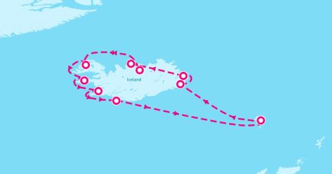 Siglufjordur Cruise Port - 10 Night Landscapes Of A Lifetime (Reykjavik Roundtrip)