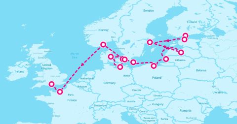 Malmo Cruise Port - 14 Night Wonders Of The West (Helsinki To Southampton)