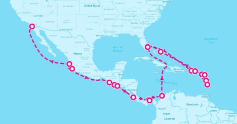 Puerto Quetzal Cruise Port - 26 Night Panama Canal & Eastern Caribbean (Ft. Lauderdale To San Diego)