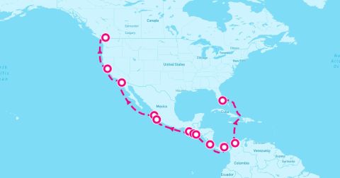 Puerto Chiapas Cruise Port - 22 Night Panama Canal (Ft. Lauderdale To Vancouver)