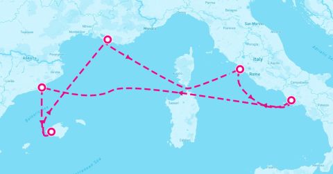 La Spezia Cruise Port - 7 Night Legend Showcase Mediterranean (Rome Roundtrip)