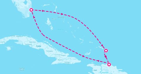 Grand Turk Island Cruise Port - 5 Night Caribbean Getaway With Grand Turk (Ft. Lauderdale Roundtrip)