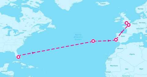 Ponta Delgada Cruise Port - 14 Night Western Europe Passage (Ft. Lauderdale To Southampton)