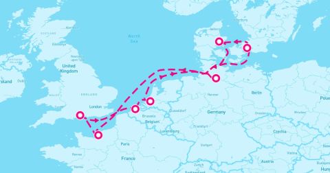 Aarhus Cruise Port - 10 Night European Capitals (Southampton Roundtrip)