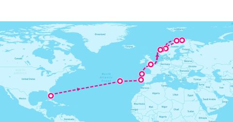 Alta Cruise Port - 28 Night Northern Lights Grand Adventure (Southampton To Ft. Lauderdale)