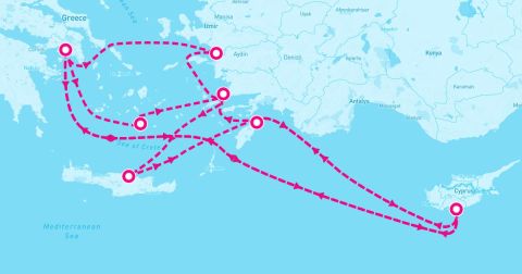 Bodrum Cruise Port - Coastal Gems followed by Highlights Of The Mediter