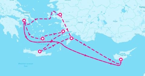 Thira Cruise Port - Coastal Gems followed by Highlights Of The Mediter
