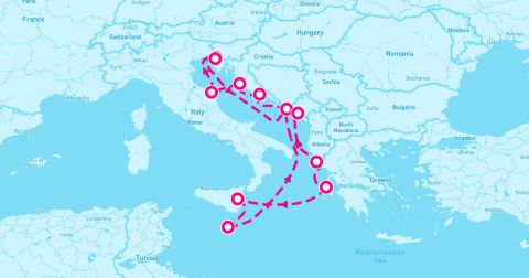 Koper Cruise Port - Adriatic Delights followed by Sail Three Seas