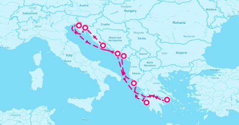 Rijeka Cruise Port - Adriatic Delights followed by Sail Three Seas