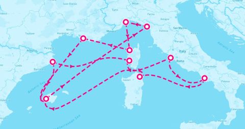 Carrara Cruise Port - Mediterranean Medley / Treasures of Mediterranean