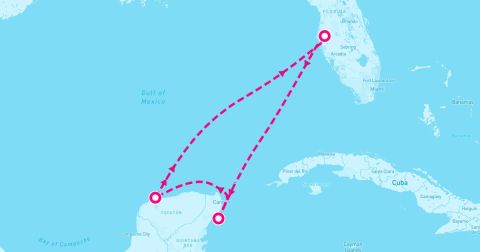 Tampa Cruise Port - 5 Night Mexico Duo