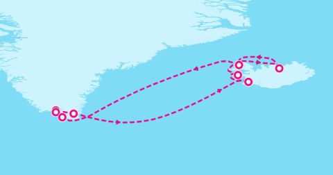 Narsaq Cruise Port - 10 Night Viking & Nordic Legends (Reykjavik Roundtrip)