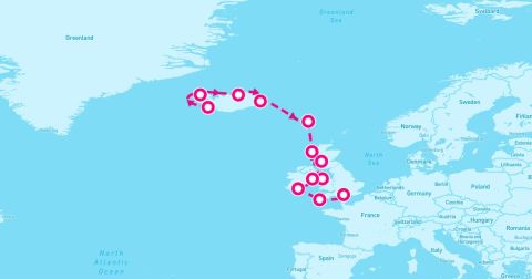 Husavik Cruise Port - 12 Night Iceland To British Isles (Reykjavik To London)