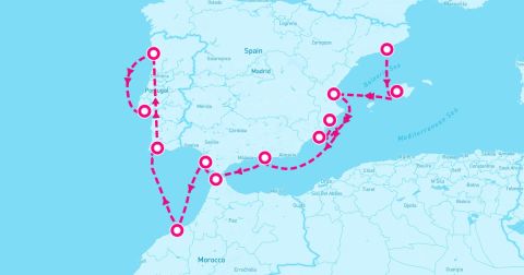 Granada Cruise Port - 12 Night Springtime Splendor (Barcelona To Lisbon)