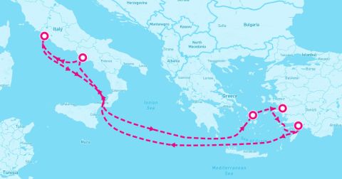 Marmaris Cruise Port - 7 Night Eastern Mediterranean (Kusadasi Roundtrip)