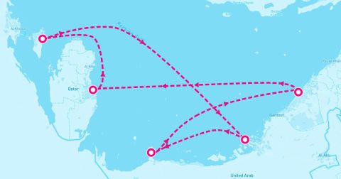 Abu Dhabi Cruise Port - 7 Night Dubai Abu Dhabi & Qatar (Doha Roundtrip)