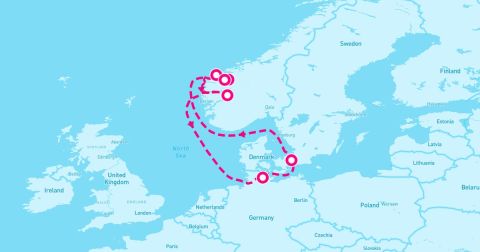 Geiranger Cruise Port - 7 Night Northern Europe (Kiel Roundtrip)