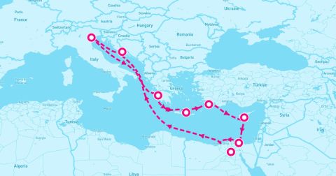 Port Said Cruise Port - 11 Night Eastern Mediterranean (Venice Roundtrip)