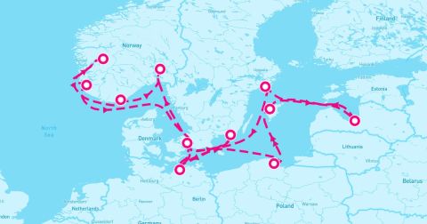 Arhus Cruise Port - 15 Night Northern Europe (Copenhagen Roundtrip)