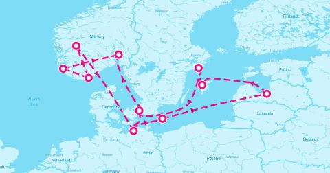 Ulvik Cruise Port - 14 Night Northern Europe (Copenhagen Roundtrip)