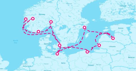 Warnemunde Cruise Port - 14 Night Northern Europe (Warnemunde Roundtrip)