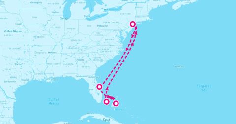 Brooklyn Cruise Port - 7 Night Florida & Bahamas (New York Roundtrip)